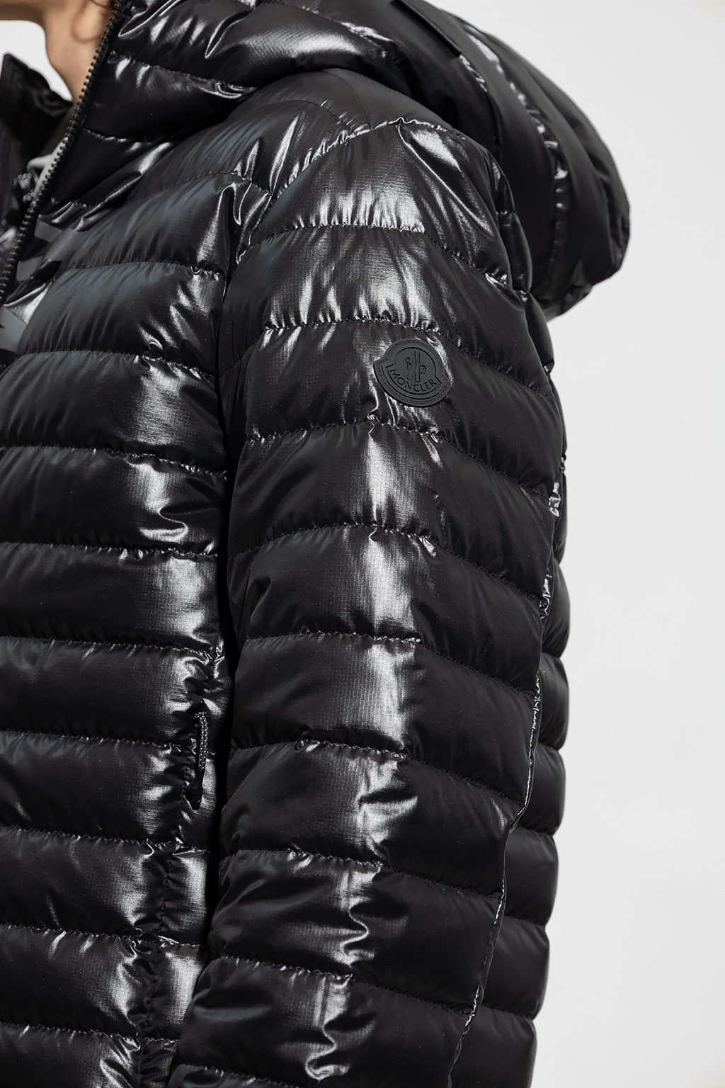 Moncler lena jacket black online